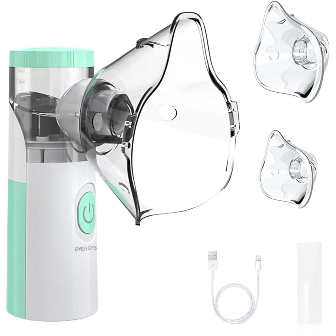 Smart Mesh Nebulizer — Portable USB Inhalation Machine for Asthma, COPD, Bronchitis & Allergies