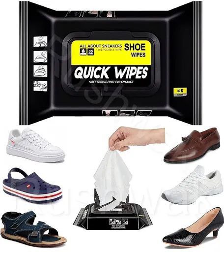 Quick Wipes™ – Instant Shoe Cleaning & Whitening Wipes (30 Sheets)