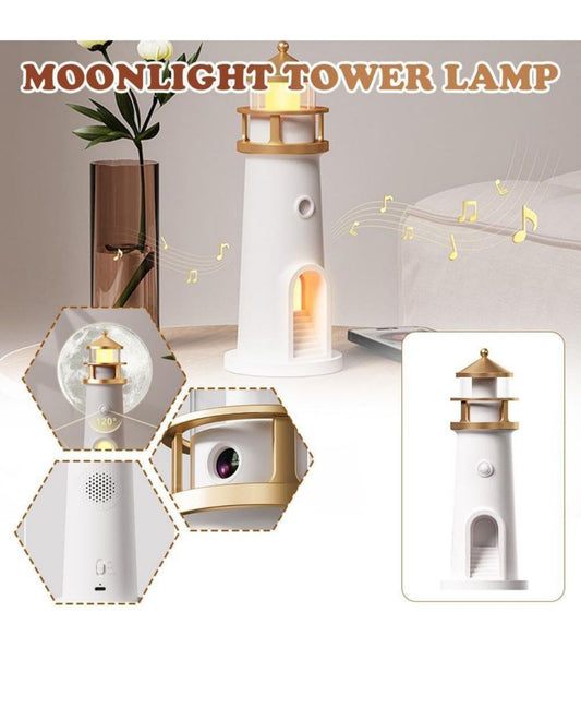 MoonBeam Lighthouse™ – Moon Projection Night Lamp