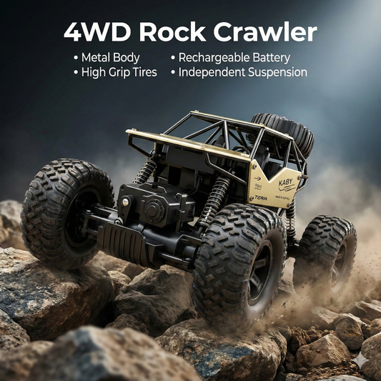 Kaby Rock Crawler™ – 4WD Rechargeable RC Monster Truck